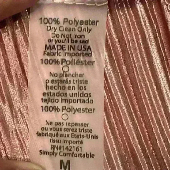 NWT LuLaRoe Women's Size Medium Shirley Kimono Solid Rose Gold Vertical Stripes - Picture 6 of 11